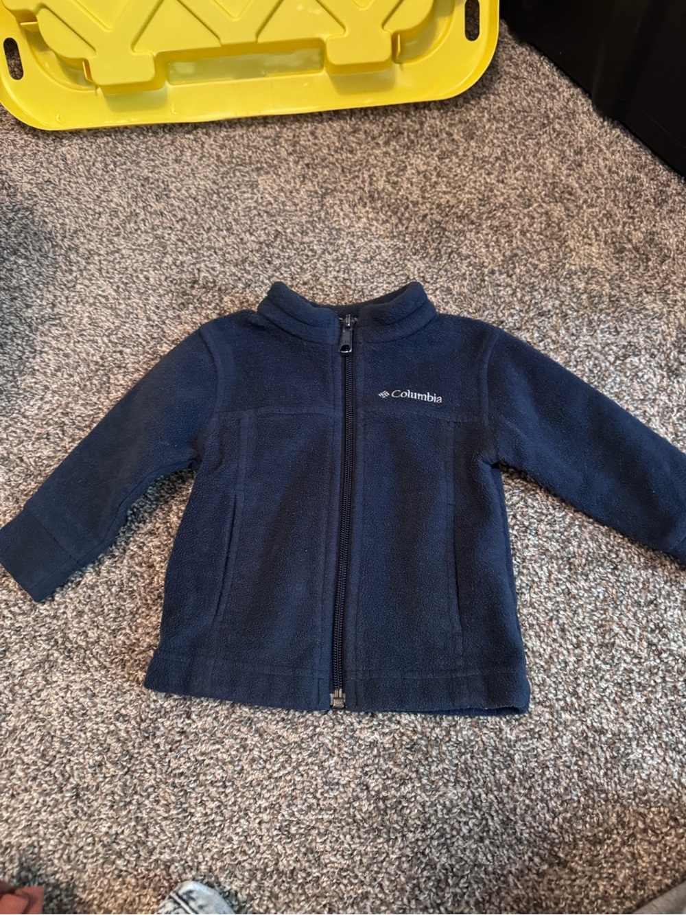 Columbia Kids Navy Full-Zip Fleece Jacket